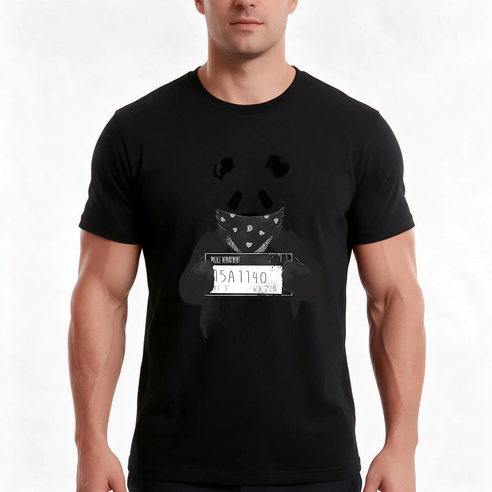 bad panda balazs solti transparent T-Shirt Summer Casual Cotton Tee Oversized Streetwear Tops Vintage Graphic Print