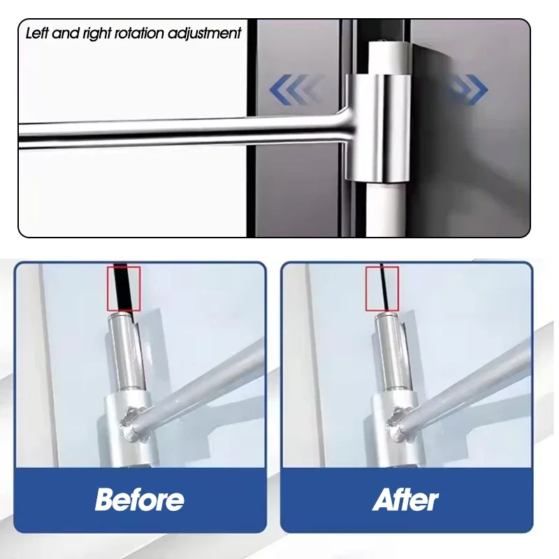 Double Head Door Hinge Repair Spanner Labor-Saving round Bolt Wrench Home Hand Tool for Gaps
