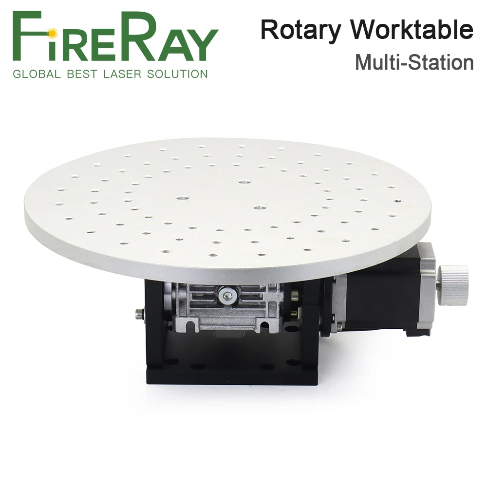 Fireray Multi-station Rotary Worktable for Fiber Laser Co2 Laser Makring Machine