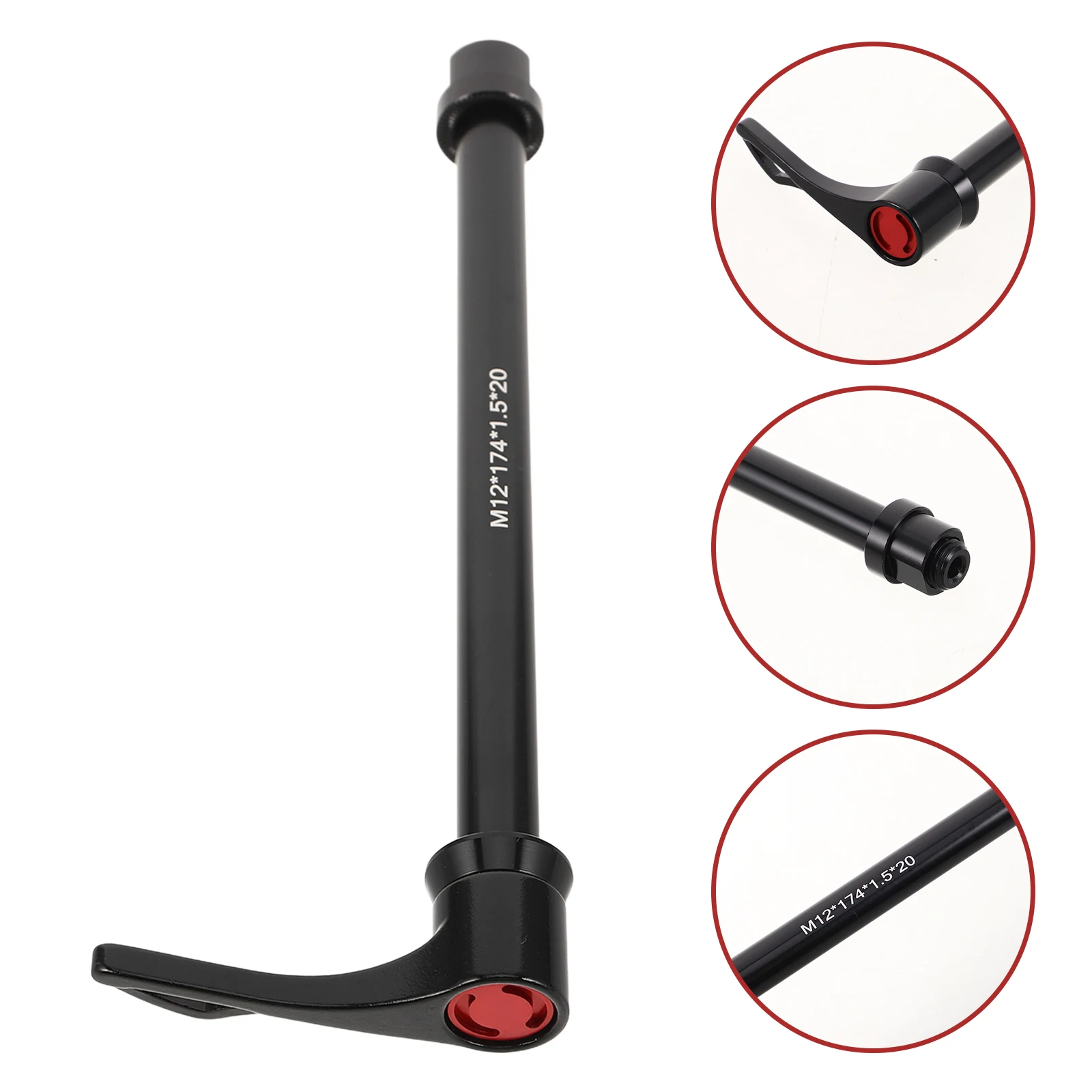 

Quick Release Axle Skewer Black Hollow Front Rear Bike Shaft Hub Bearing Spindle Durable Replacement For Road Mountain Cycling