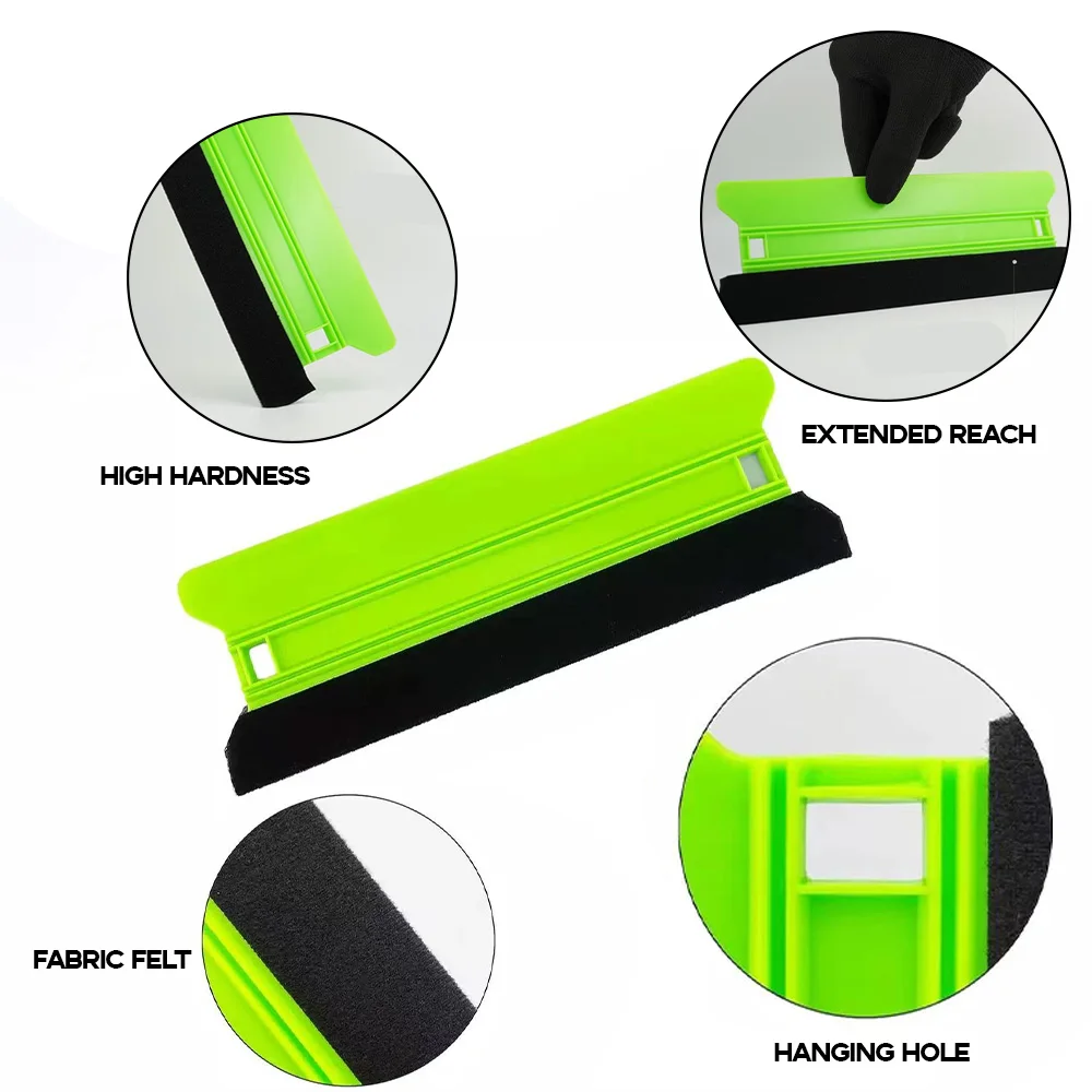 Felt Squeegee 8.3inch Long Wrap Squeegee Window Tint Squeegee Scratch-Free Vinyl Scraper Decal Applicator Wallpaper Smoother