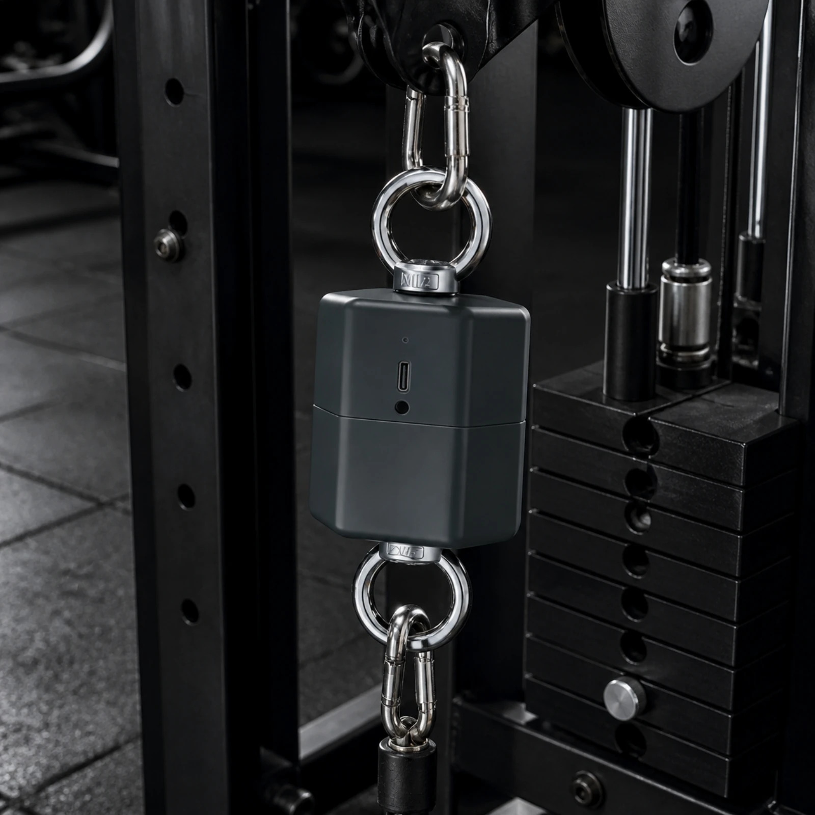Muscle-Strength Testing Dynamometer Portable Pull Force Dynamometer Digital Pull Strength Meter Compact Digital Force Gauge