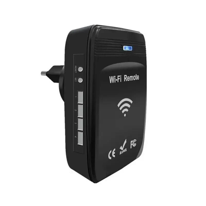 AA08-Wifi To RF Converter 287Mhz-868Mhz Rolling Code Garage Door Remote Control Universal Wireless Transmitter EU Plug