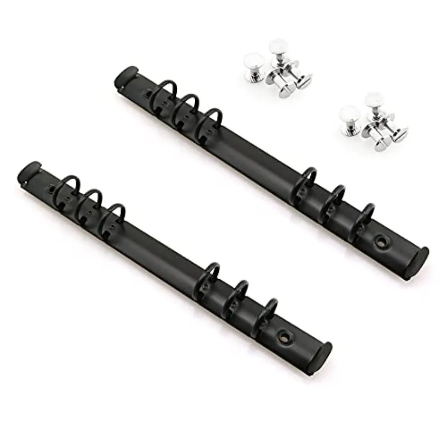 

2 шт., блокнот A5, 6 отверстий, кольцевые переплеты, механизмы, диаметр 1,5 см, размер S, черный металлический зажим, кольцо-переплет, папка для хранения бумаги «сделай сам», заполняющая бумага