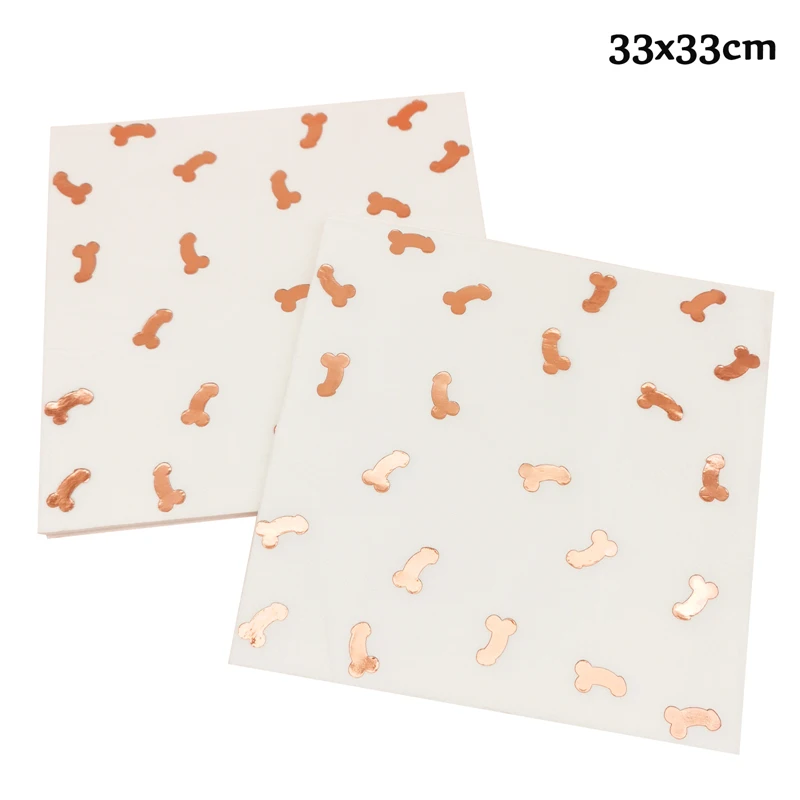 10 قطعة الطيور ليكون القضيب ويلي الزفاف منديل ورقي للاستعمال مرة واحدة الزفاف دش العازبة الدجاجة ليلة حفلة خطوبة الديكور