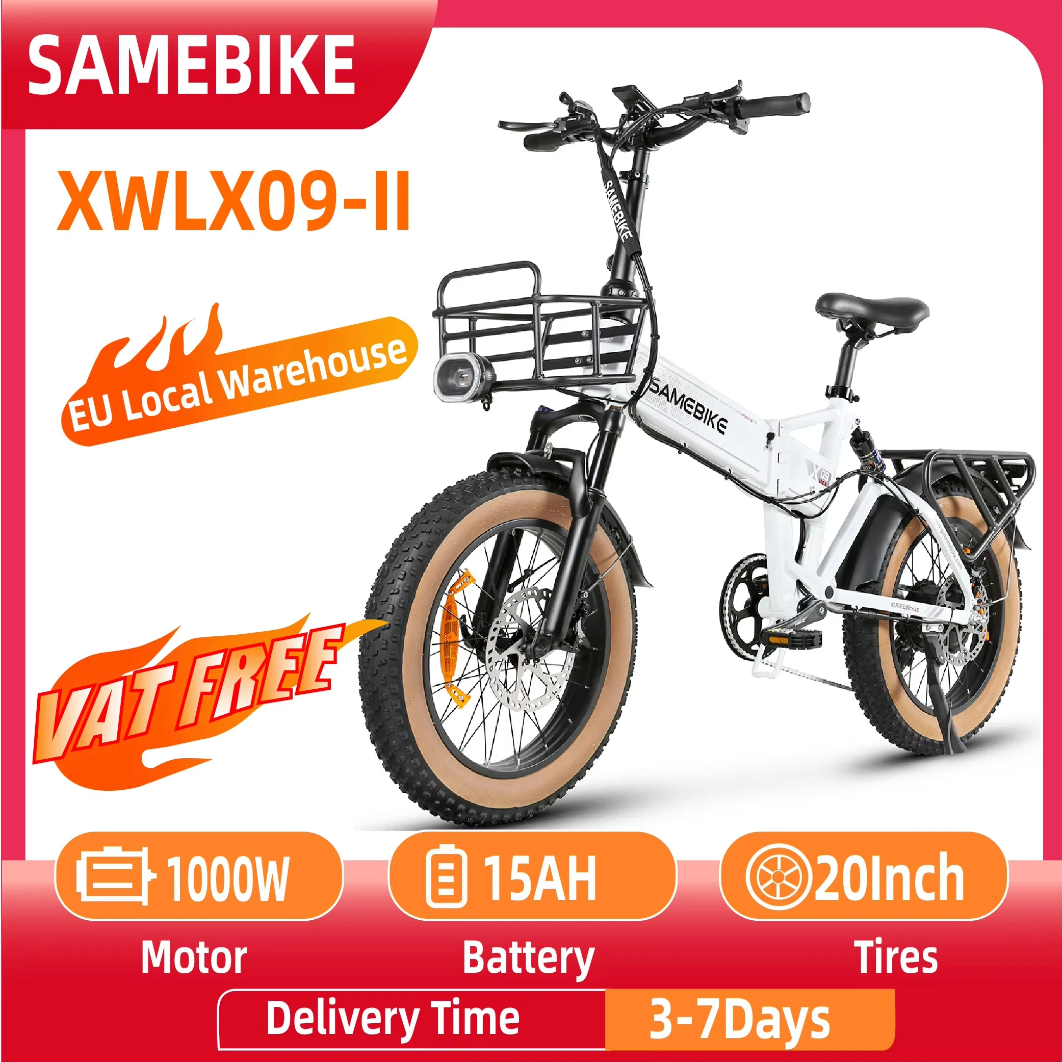 

XWLX09-II складной велосипед 20 дюймов, электронный велосипед с шинами, 48 В, 15 Ач, электронный горный велосипед для взрослых, мужчин, женщин