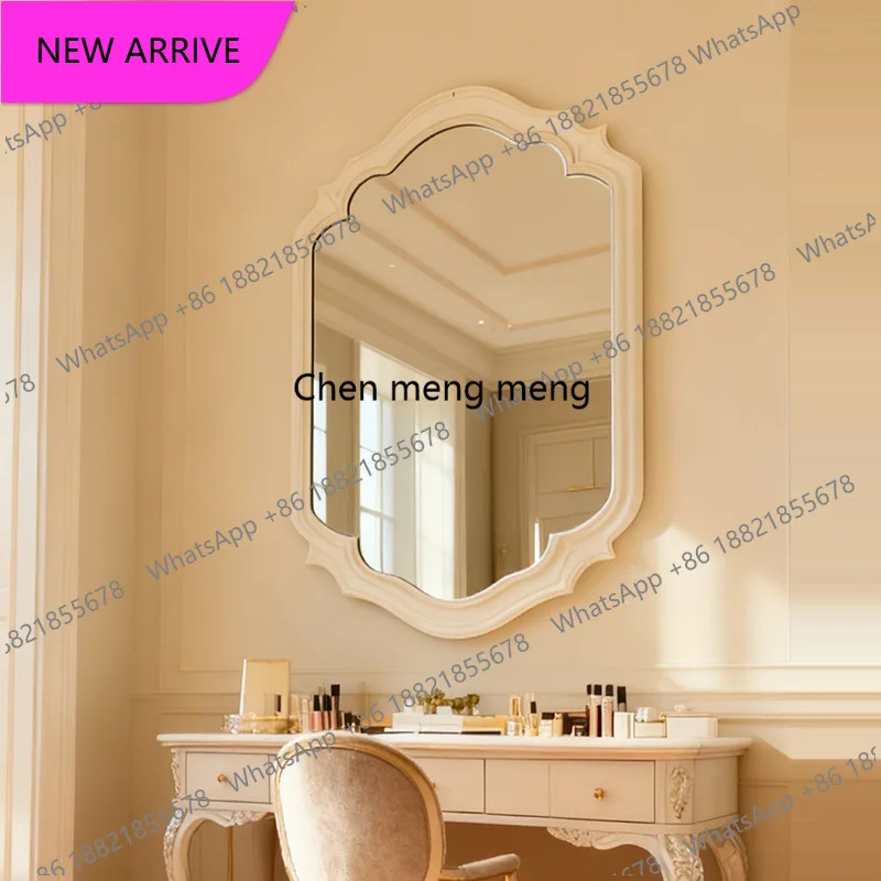 a139 retro decorative mirror wall hanging bathroom master bedroom dining room living room wall hanging wooden frame dressing mir