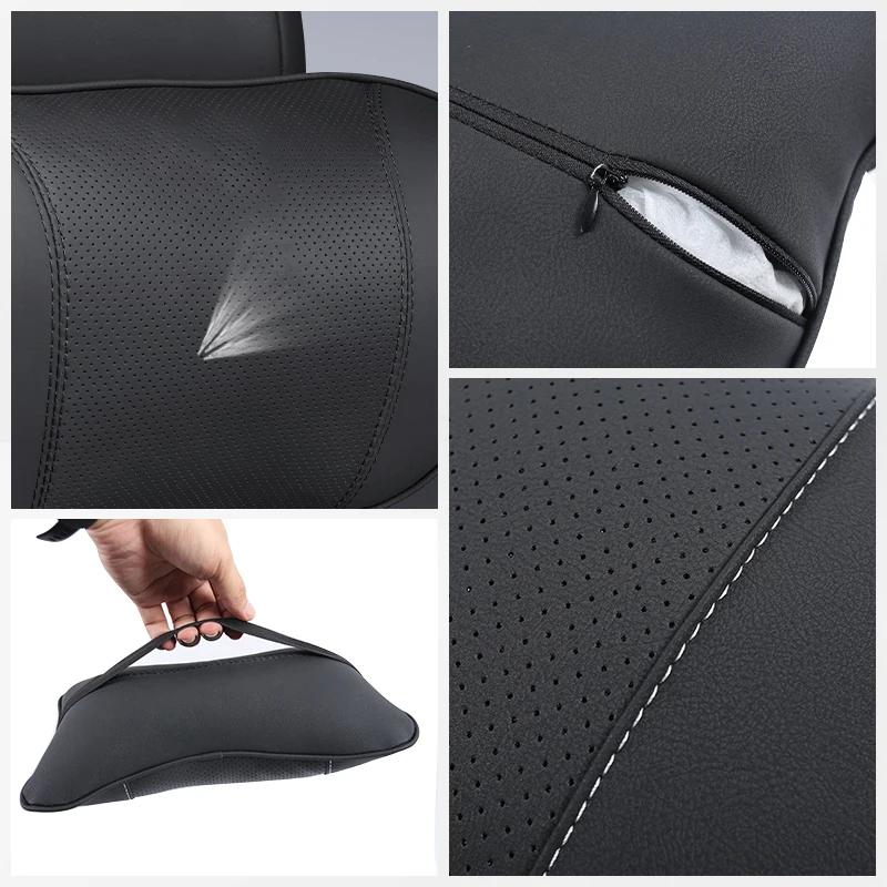 For Renault Clio Megane Logan Duster Sandero Captur Sport Fluence Kadjar RS Car seat backrest cushion driver waist cushion tool