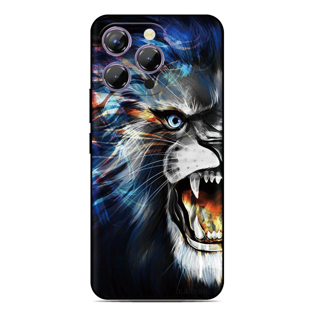 Lion Roar Phone Case For OPPO A5x 4G A79 5G A80 A3X A5 A3 Pro A8 A9 A53 2020 A40 A2X A16 A16s A15 A17 A17K A18 A38 Cover
