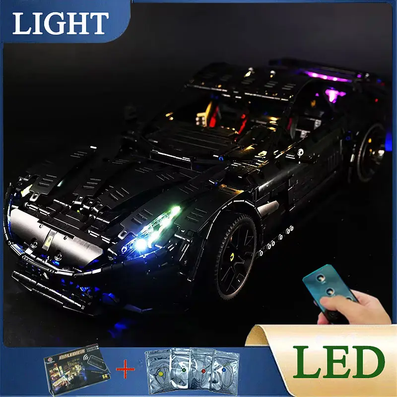 RC DIY LED Light Kit For LEGO 91102 Technical Sports Car ( Only LED Light,Without Blocks Model)