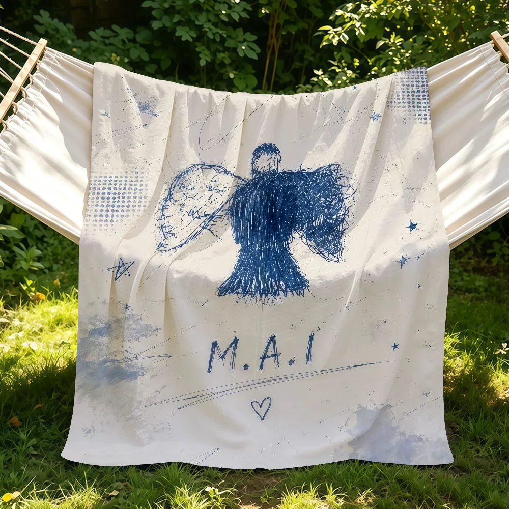 Singer M-Milo J La Vida Era Mas Corta Blanket Suitable For Sofas Beds Offices Cars Outdoor Travel  Ideal Gift For Friends Family