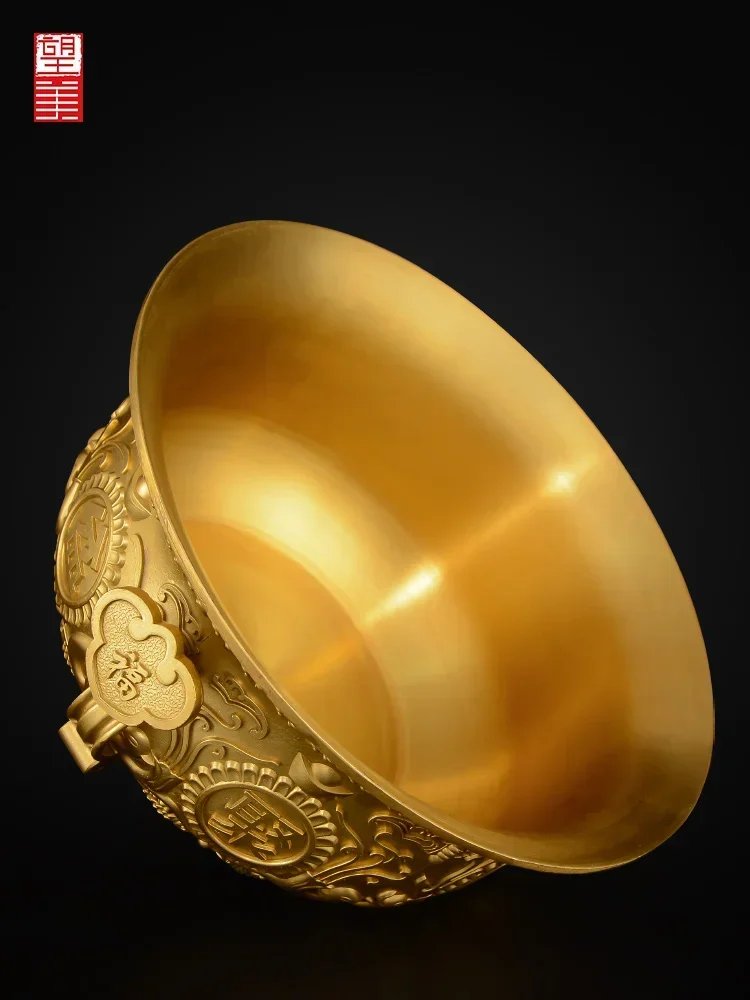 SHUN Cornucopia زخرفة غرفة المعيشة beckons 2024 جرة أرز نحاسية