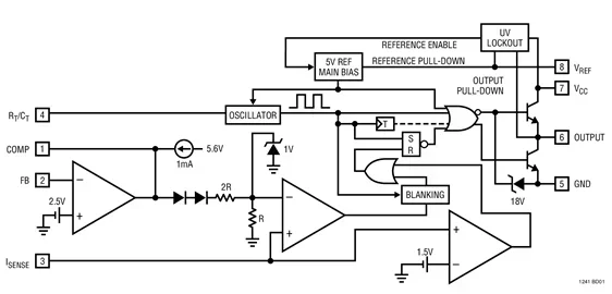 LT1243IS8 LT1243CS8 LT1243 - High Speed Current Mode Pulse Width Modulators