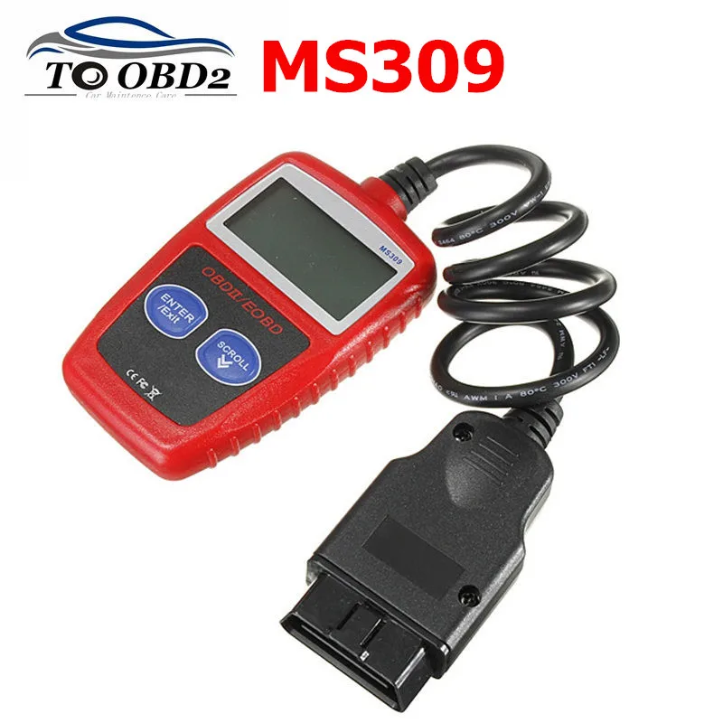 

Профессиональный диагностический инструмент лучшего качества MaxiScan MS309 OBD2 OBDII сканер считыватель кодов автомобиля MS 309 OBD 2