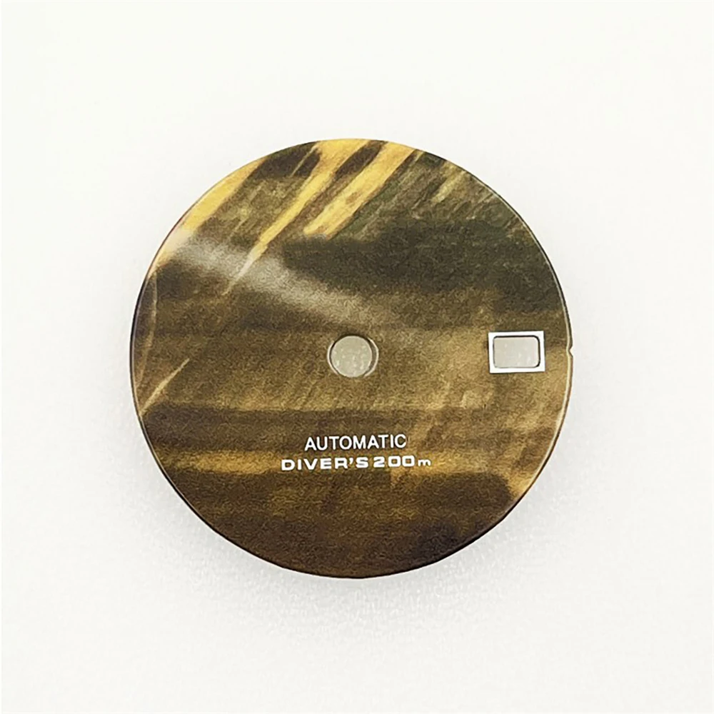 New 28.5MM Watch Dial Bright Surface Enamel Dial for NH35 4R35 NH34 Movement Replacement Watch Part