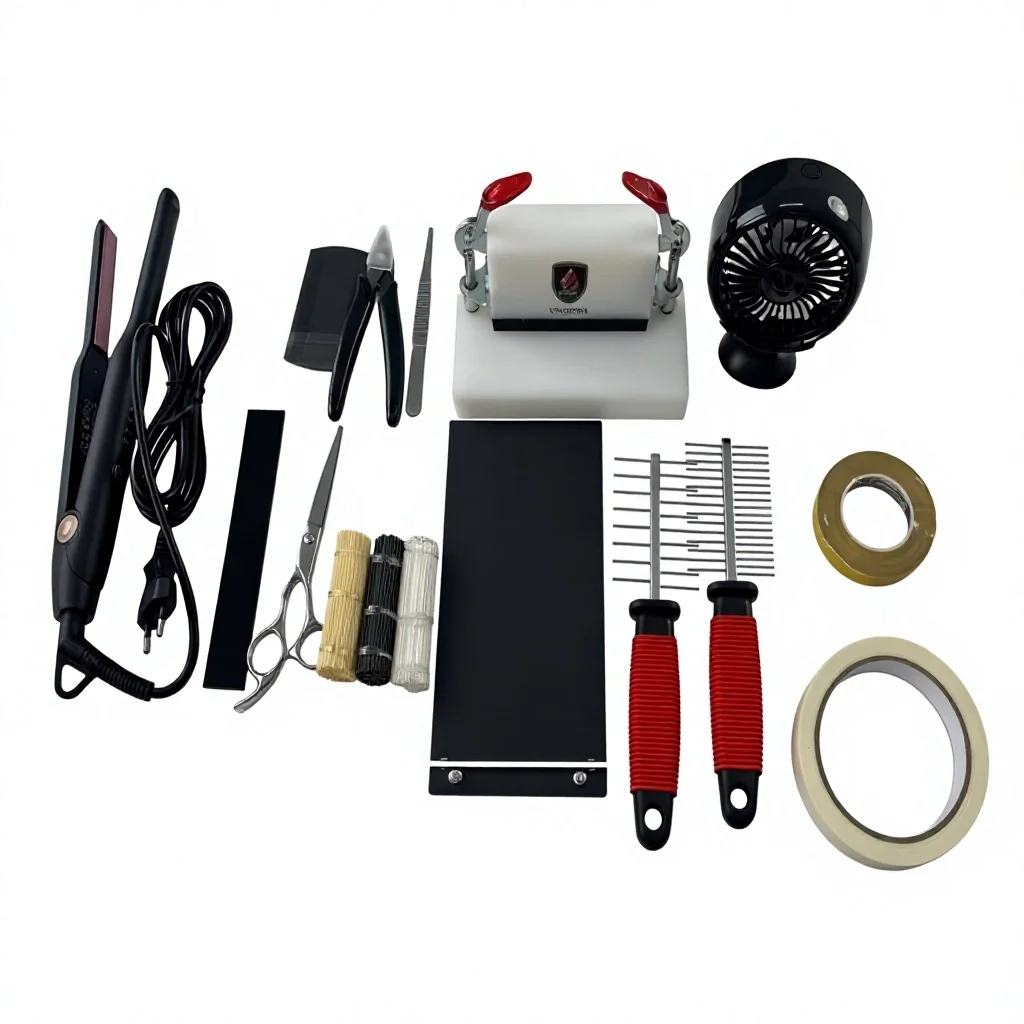 NEW Keratin Flat Plate Making K Tip Hair Extensions Making Machine Keratin Glue Stick Magnetic Board (Plastic Steel)