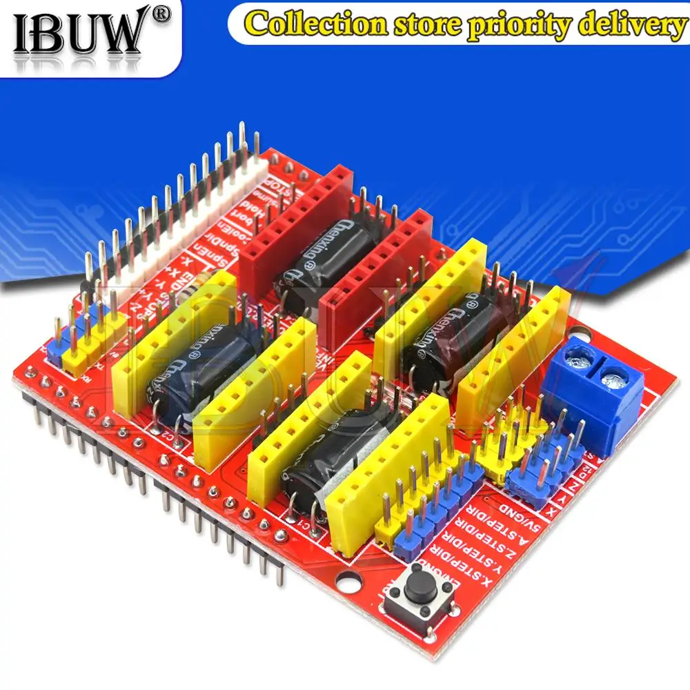 CNC Shield V3 V4 Engraving Machine Compatible With Nano 3.0 / A4988 Driver Expansion Board Module for the 3D Printer Diy Kit