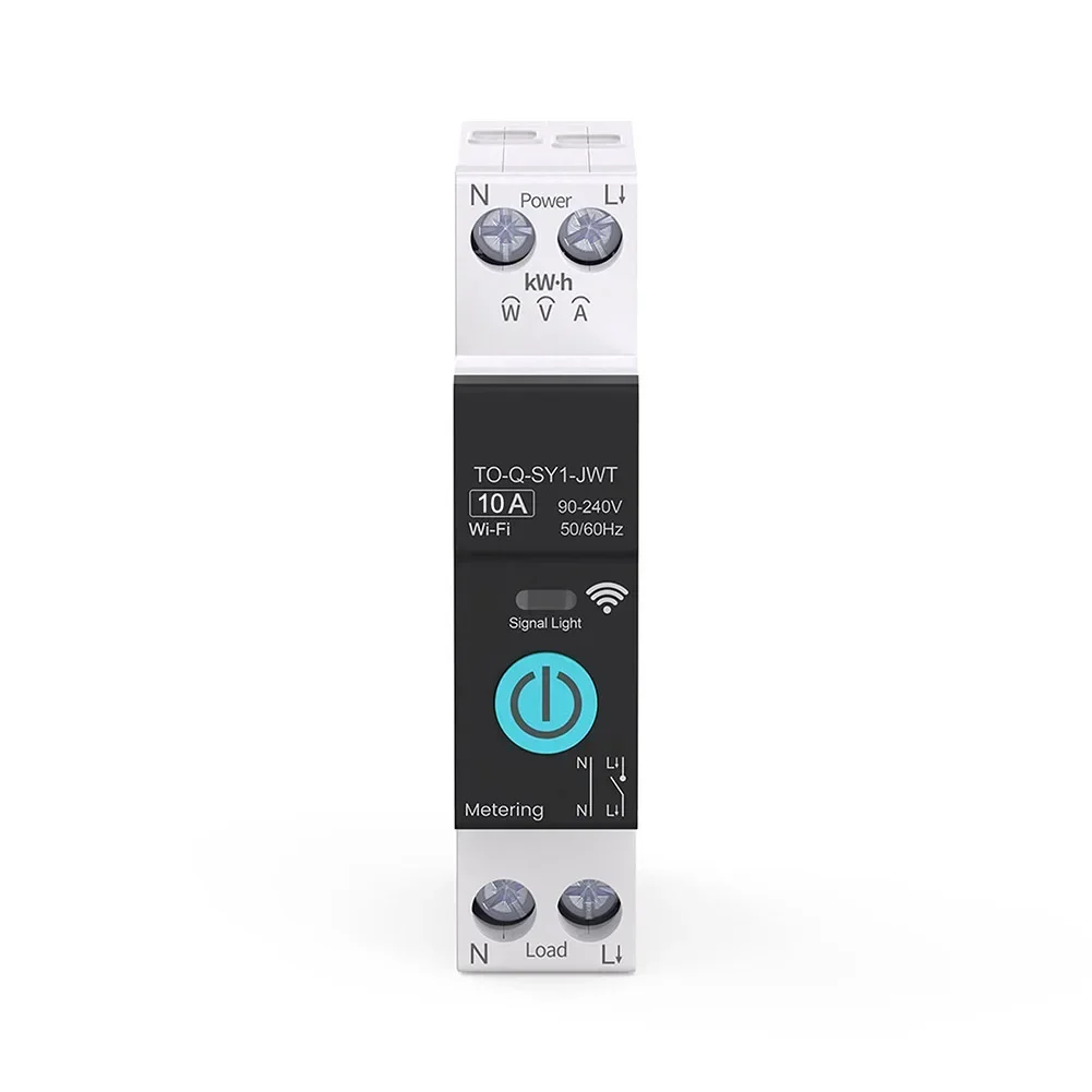 

40A DIN Rail Smart Switch with For Zigbee Compatibility Remote Control Features and Energy Monitoring Capability