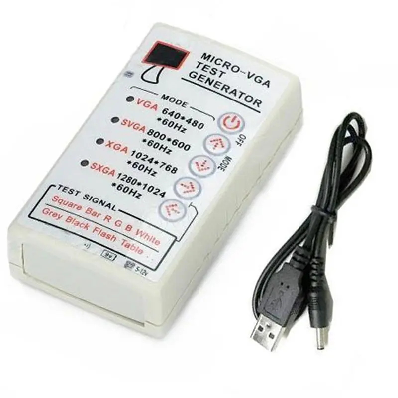 A60F-SVGA XGA VGA Generator Signal Source TV LCD Screen CRT Projector Color Display Monitor Tester Tool Recovery