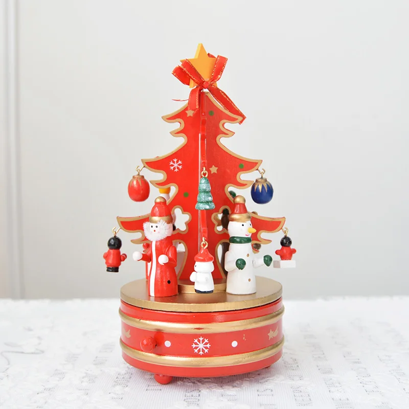 

Modern House Hollow Interesting Combination Pendant Villain Wooden Christmas Tree Ornaments Adornos De Navidad Room Decoration