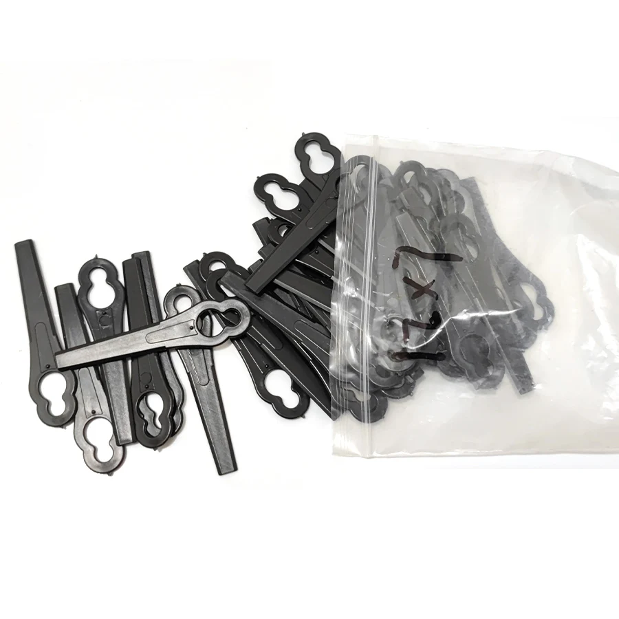 50Pcs Red Plastic Replacement Blades Mower Blades Garden Power Tool Accessories 83MM For Parkside PRTA 20-LiA1 LIDL IAN 311046