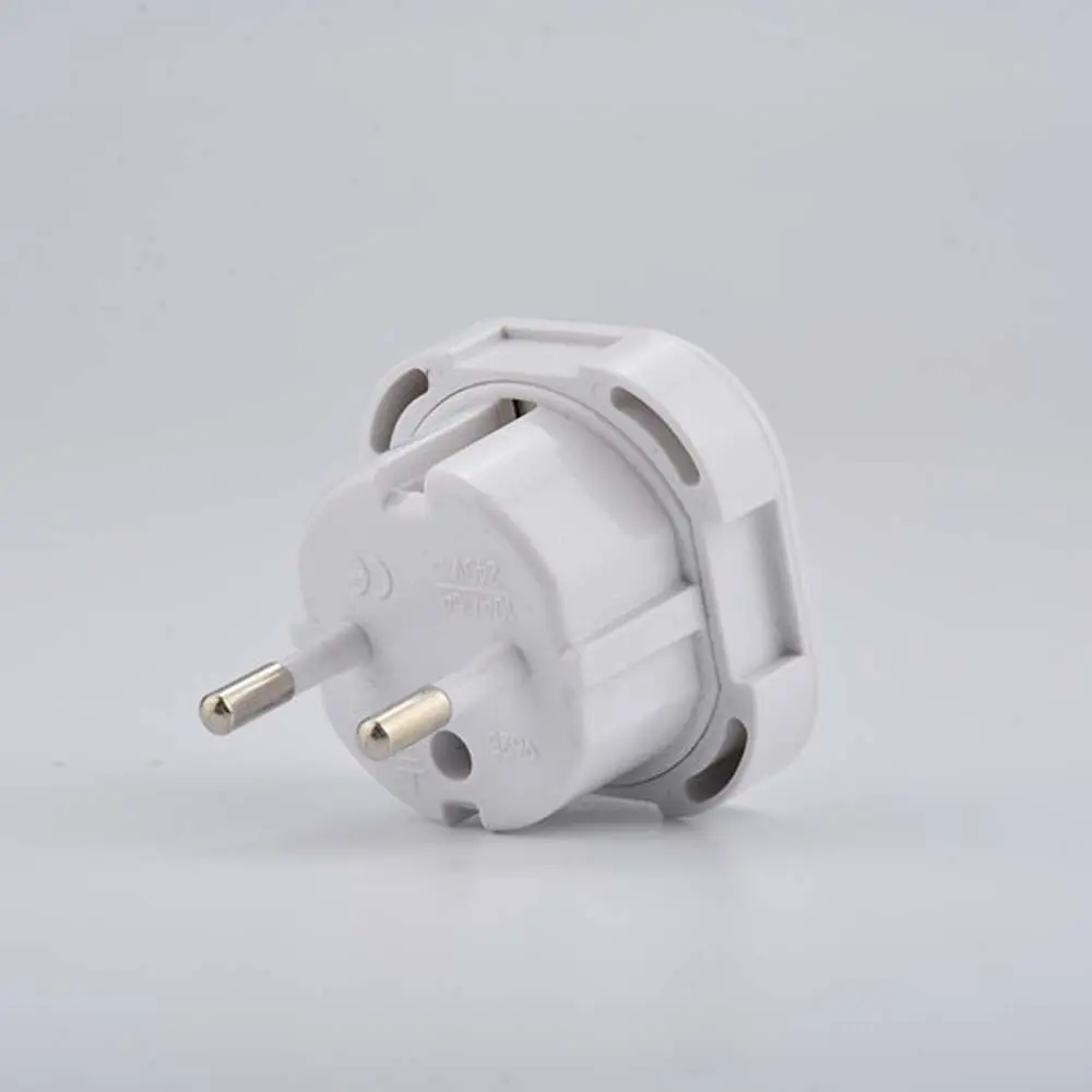 AC Wall Charger Power Plug Adapter 2 Round Pin Socket Plug Converter UK To EU Plug UK to EU Socket Adapter EU Plug Adapter
