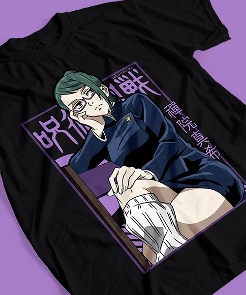 Camiseta para Anime Jujutsu Kaisen Maki