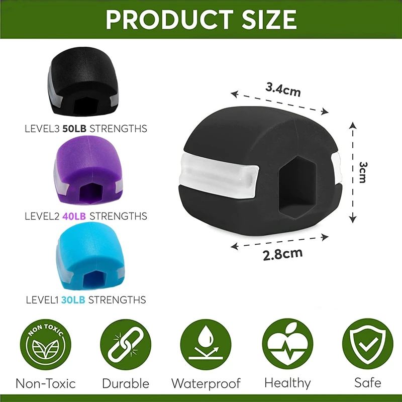 V-line Face Lifting Tool for Male and Female Models Supporting Silicone Chin Fitness Ball Trainer Training Chin Simulator