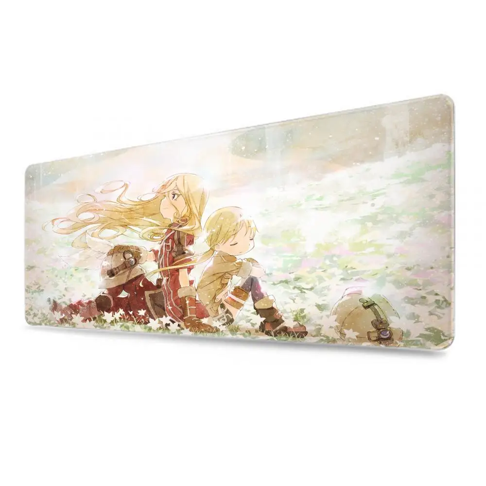 Made in Abyss Riko Nanachi Reg Faputa XXL Mouse Pad Large Computer Laptop Non-slip Keyboard Desk Mats Mousepad