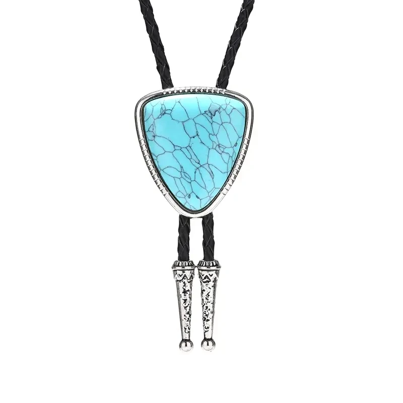 

The large triangular stone Bolo tie