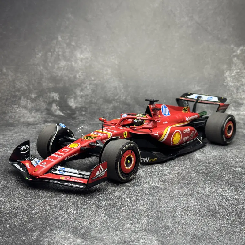 BBR 1:18 Ferrari SF-24 F1 Racing Car Model Leclerc Sainz 2024
