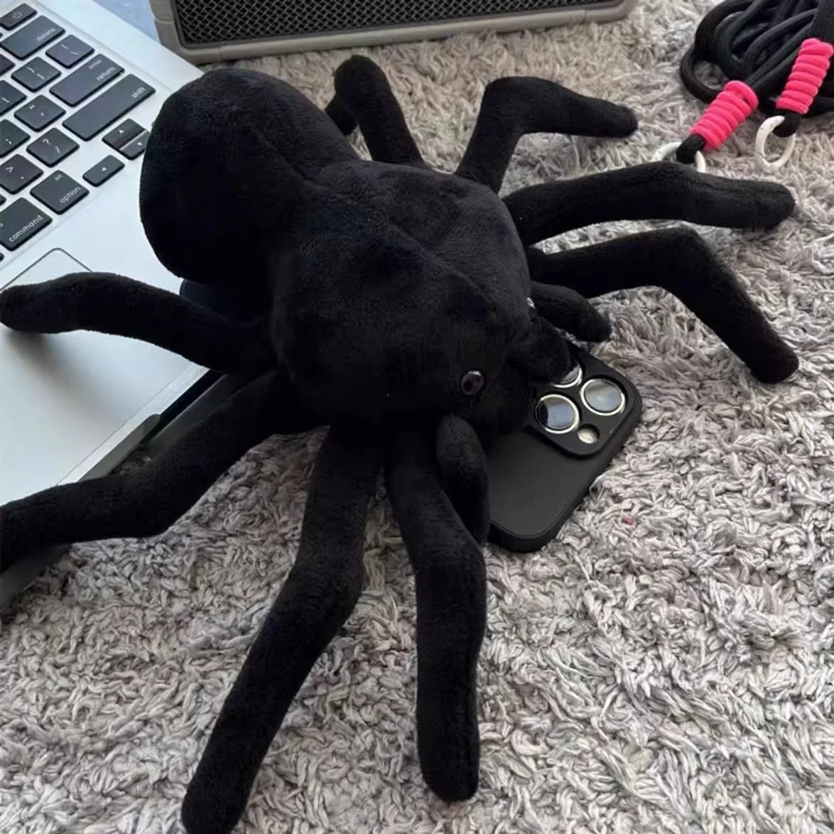 Personalized 3D Spider Nightmare Spoof Horror Animal Phone Case iPhone 14 13 12 11 Pro Max Phone Case iPhone XS Max