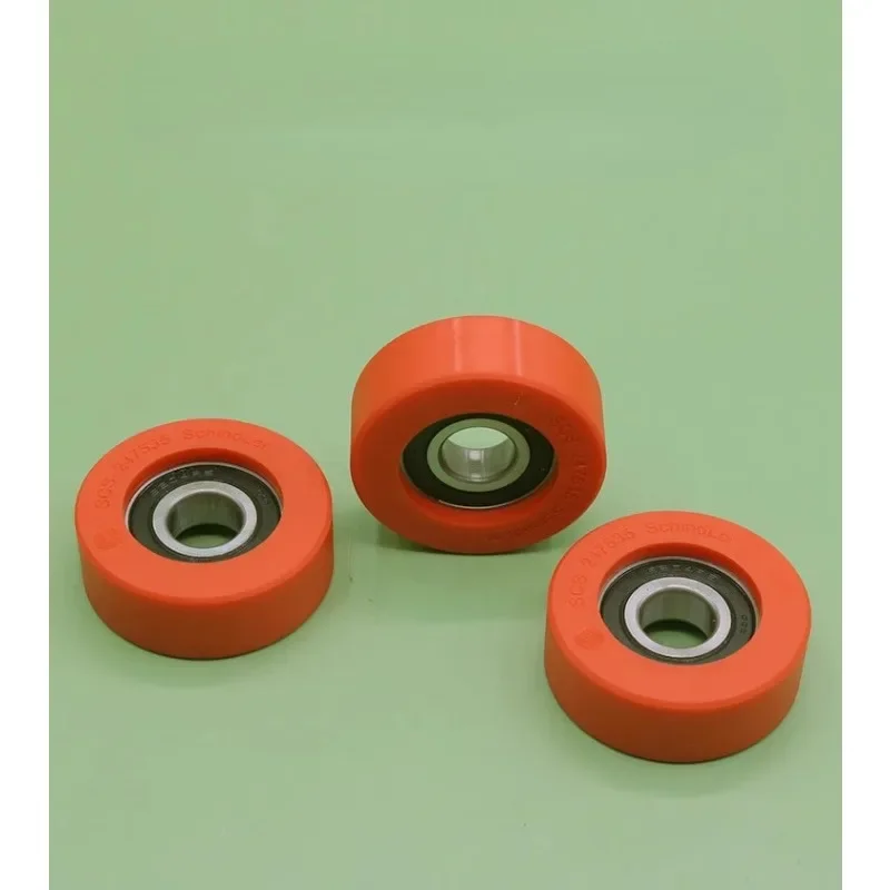 2pcs 20x70x25mm red Elevator ladder step wheel pulley wheel 6204 bearing elevator step wheel