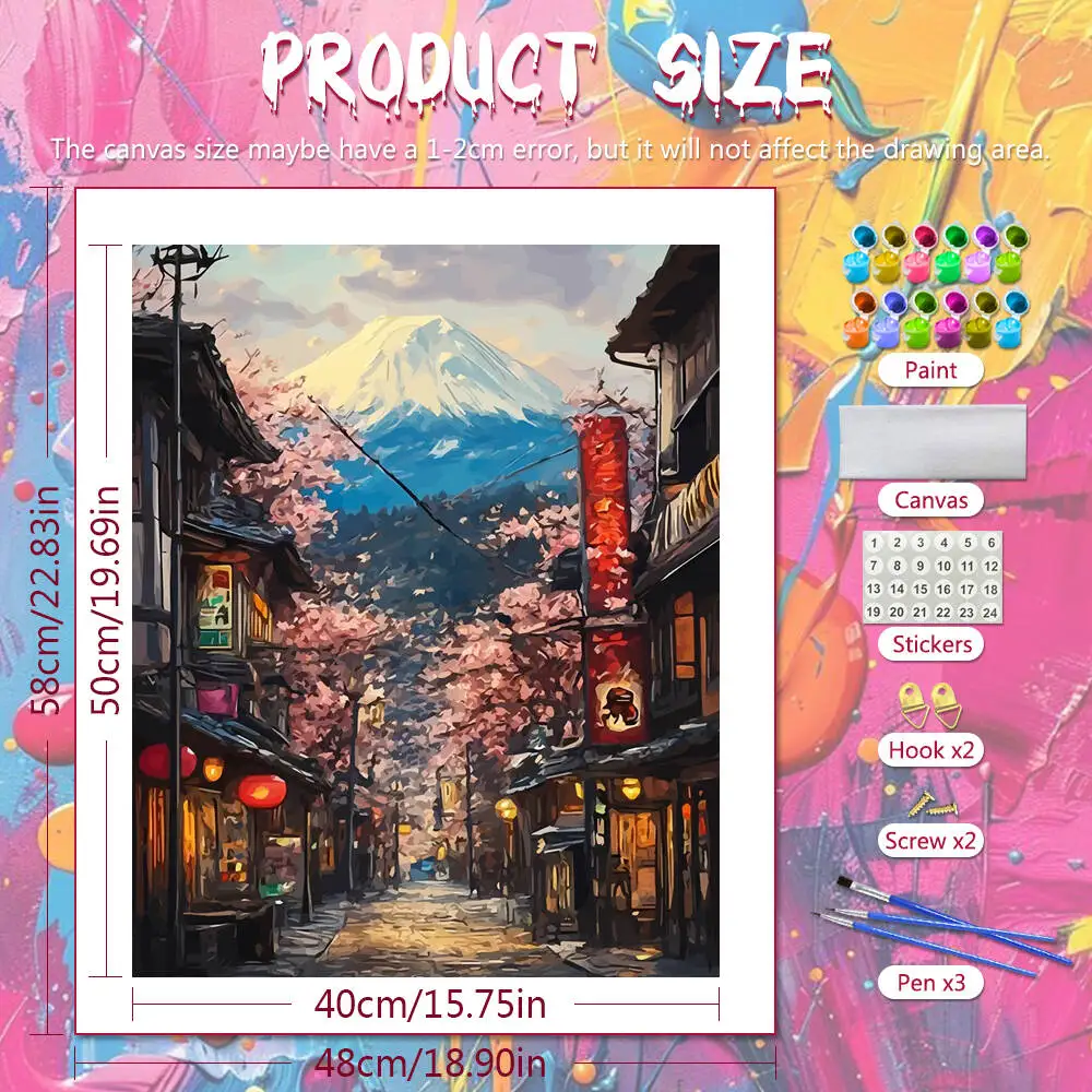 ديزني التلوين بالأرقام تينكر جرس الطلاء على قماش لوتس الرقمية النفط اللوحة الضفدع الكرتون الاكريليك ديكور المنزل اليدوية هدية