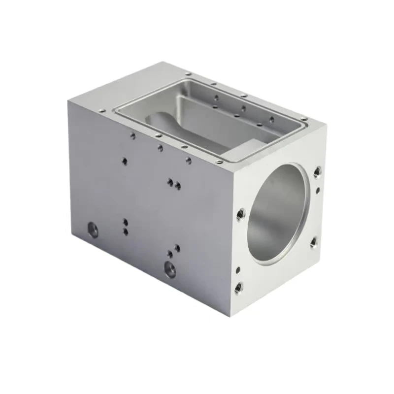 CNC machined aluminum alloy customized cavity High-precision multi-interface equipment installation base