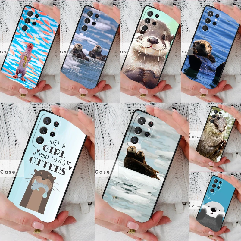Animal otter BUMPER Phone Cover Case for Samsung Galaxy S26 Ultra S20 FE Note 10 S24 S23 S21 S25 Plus S22