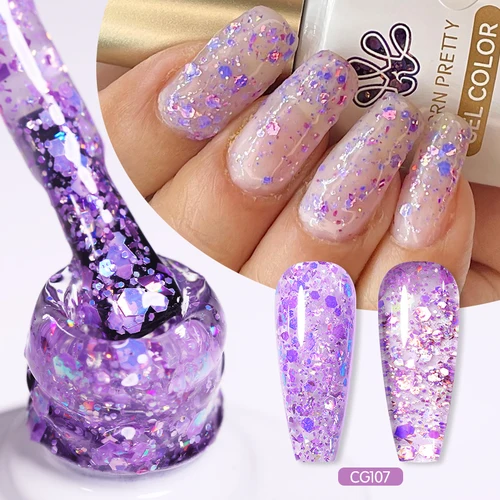 Imagen 2 del producto BORN PRETTY-esmalte de uñas en Gel brillante, esmalte de uñas semipermanente, de larga duración, para manicura, Color navideño, Varnis, 10ml