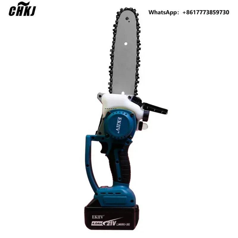 

CHKJ EKIIV 18volt 8" 10 inch makit hot sales combo kit woodworking pruning one-handed garden cordless mini chain saw
