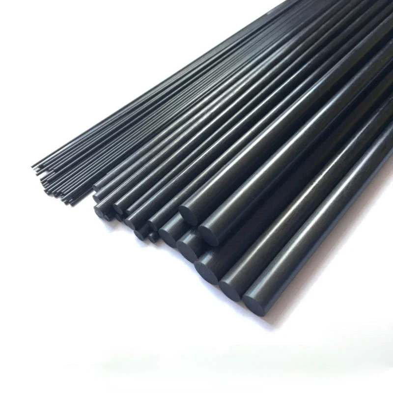 8pcs 1-12mm/0.5 meter Carbon Fiber Rods For RC Plane DIY Tool Wing Tube Quadcopter arm 1mm 1.5mm 2mm 2.5mm 3mm 4mm 5mm 6mm 7mm