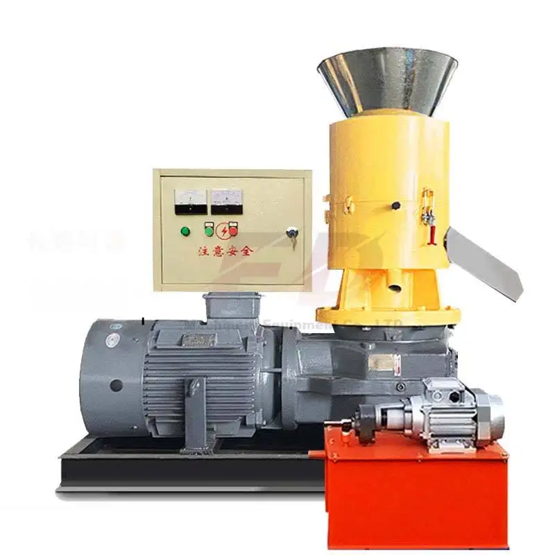 #Flat Die Wood Pellet Mill Wood Pellet Making Machine 220v/380v Animal Feed Pellet Machine