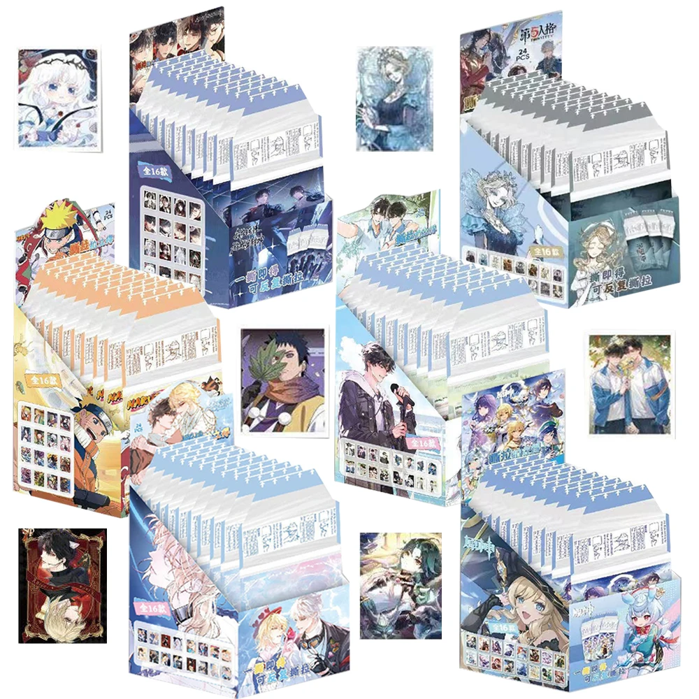 

Anime Peripheral Tearable Photo Cards Hot Characters Collection Postcards Trendy Goods Birthday Surprise Gifts for Boys Girls