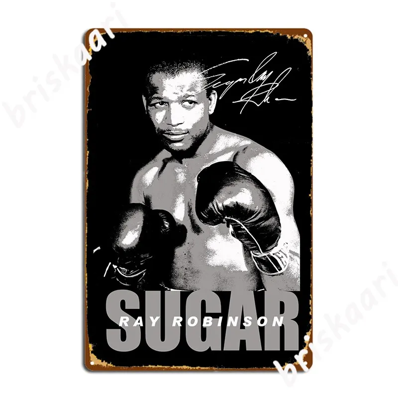 Sugar Ray Robinson Poster Metal Plaque Funny Plaques Club Bar Cinema Garage Tin Sign Posters