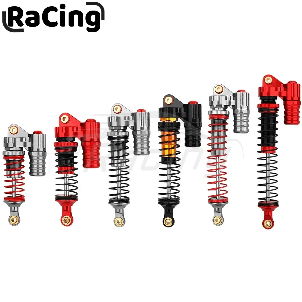 4pcs Metal Alloy Shock Absorbers Oil Damper Set 70 80 90 100 110 120mm for 1/10 RC Crawler Axial SCX10 D90 TRX4 HPI Tamiya CC01