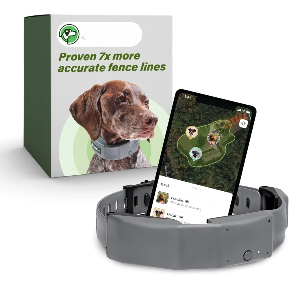 

App Based Wireless Dogs Fence Collar, Waterproof, Accurate & Reliable GPS Dogs Fence System, Gps Tracker Dog