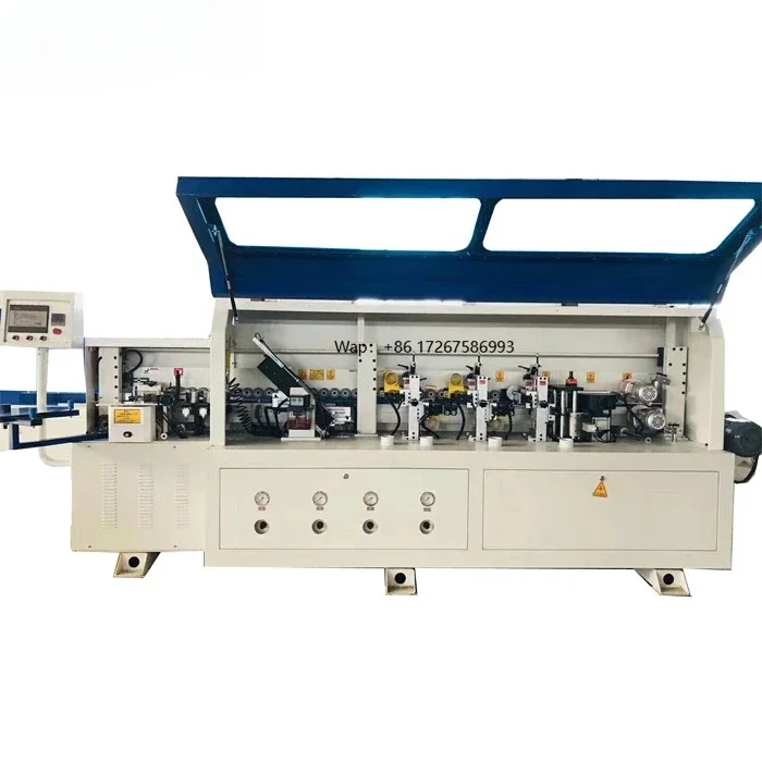 Máquina Automática para Enchapar Cantos de Paneles de MDF, para Producción de MDF, con Motor, Fácil de Operar, 220V/380V