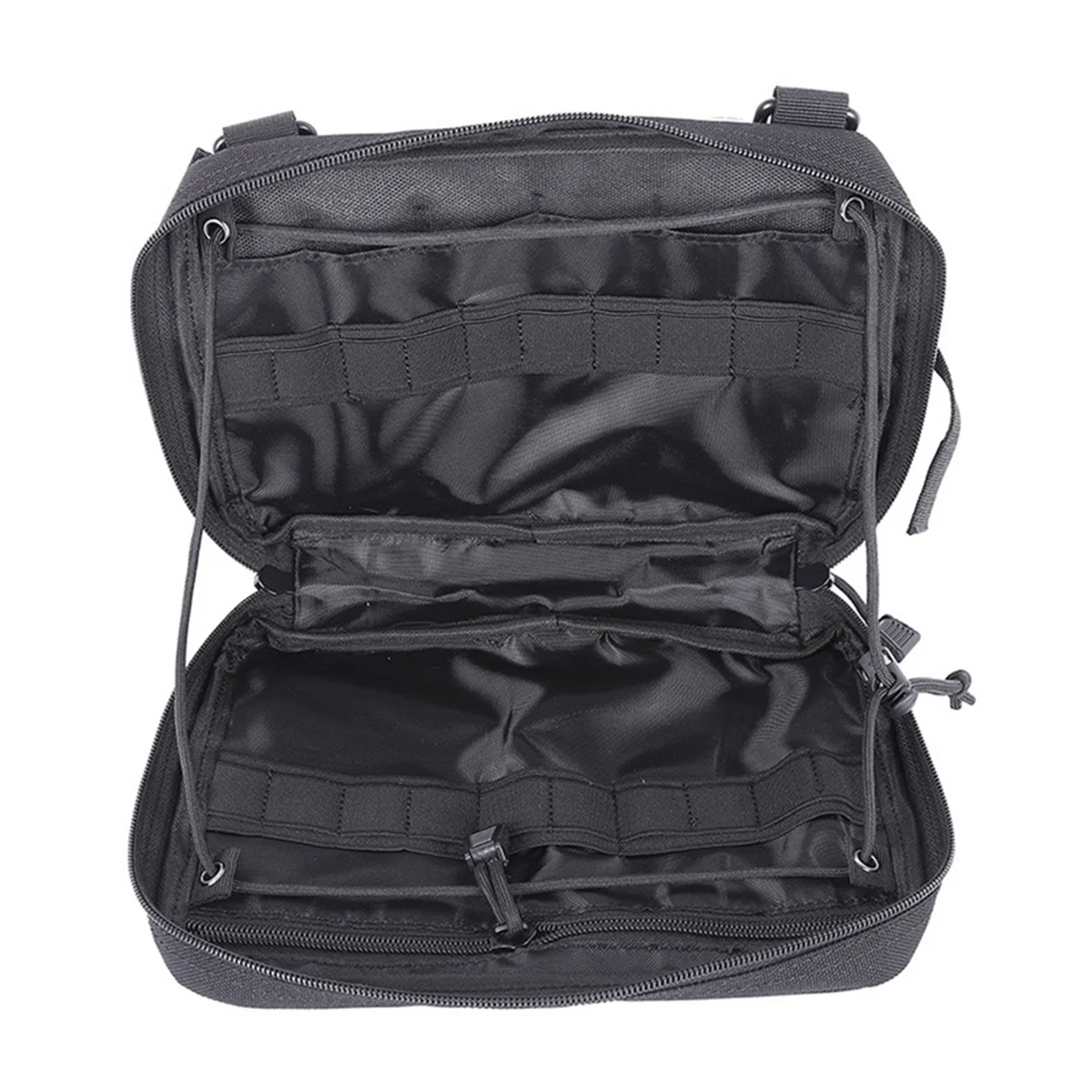 ABNP Outdoor Admin Pouch 1000D Tough Nylon Utility Pouches Tools Bag Utility Pocket Black