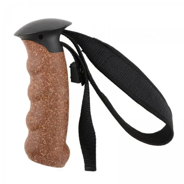 Plastic Walking Cane Handle Non Slip Replacement Trekking Pole Hand Grip for Camping Hiking Accessories for 1.8cm Poles