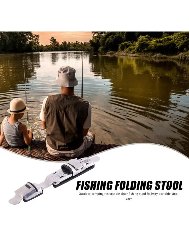 Support de moulinet de pêche en acier inoxydable, plaque réglable, siège de moulinet pour poignée de canne à pêche, accessoires à Clip, 1 à 10 pièces