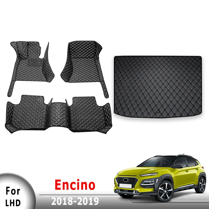 

Автомобильные коврики, коврики в багажник для Hyundai Encino 2018 2019, чехлы, автомобильные аксессуары для интерьера, подставка для ног, водонепроницаемая педаль