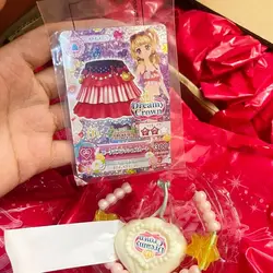 Aikatsu Retro Kawaii Card Exquisite Girl Collect Toy Anime Game Rare Game Props Student Hoshimiya Ichigo Cartoon Birthday Gift